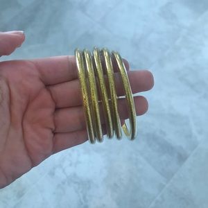 Gold Plastic Bracelets